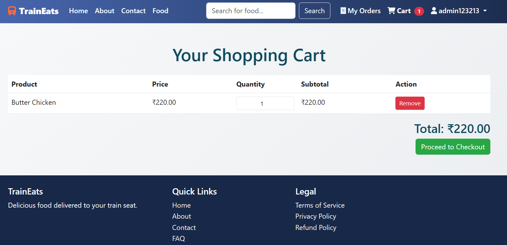 Shopping Cart