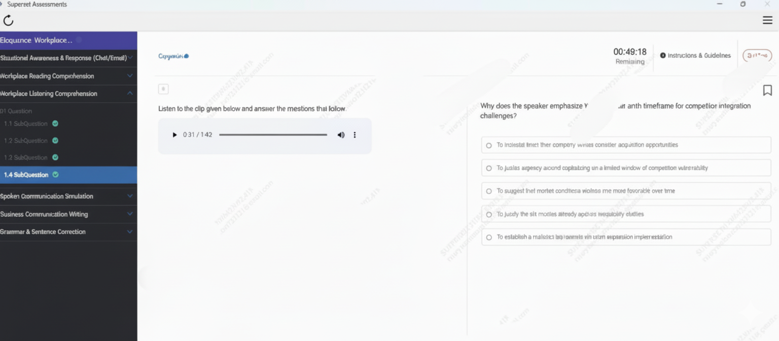 Communication Assessment Interface